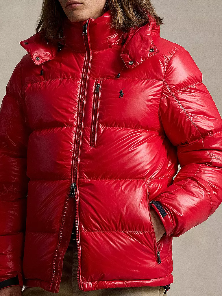 POLO RALPH LAUREN | Chaqueta acolchada de plumón | Rojo