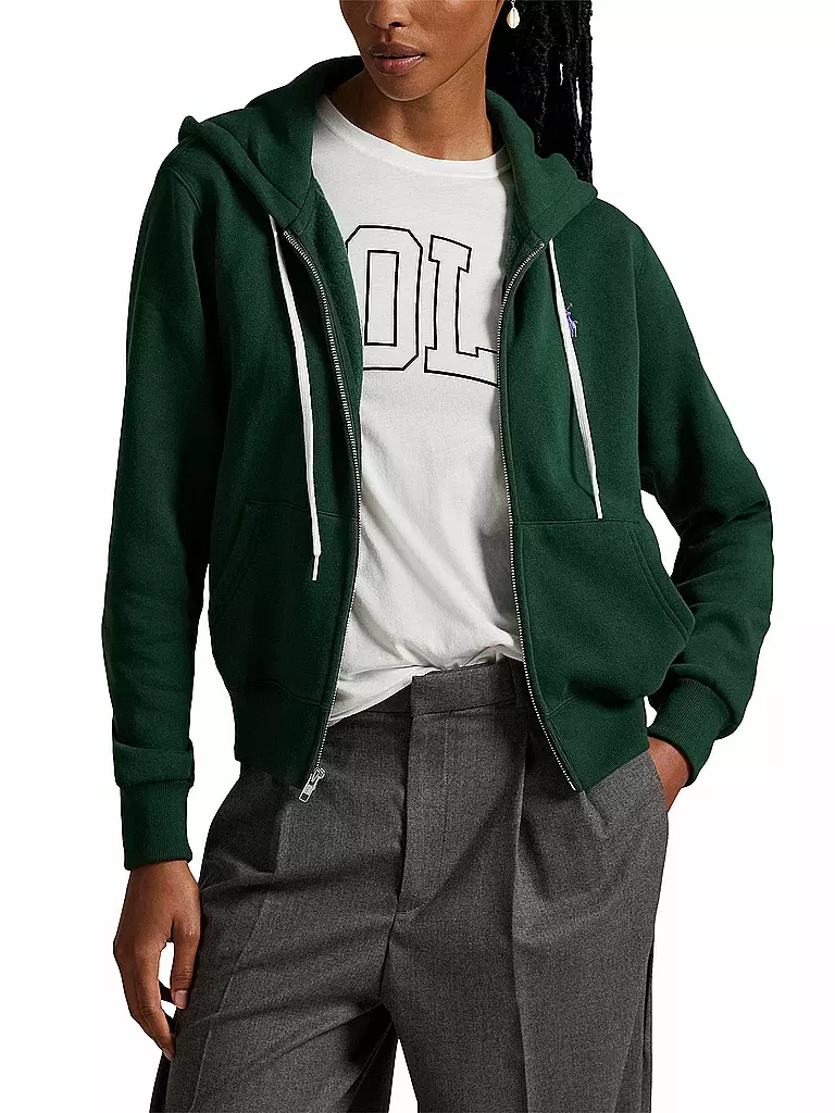 POLO RALPH LAUREN | Chaqueta de felpa | Verde oscuro