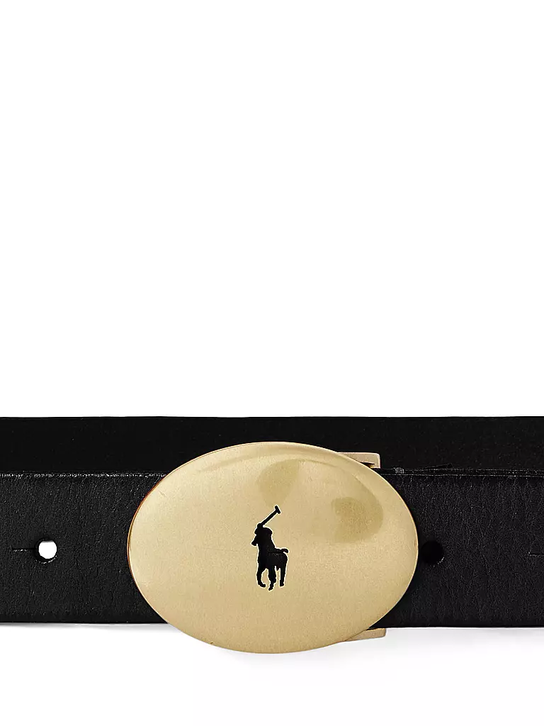 POLO RALPH LAUREN | Cinturón de cuero | Negro