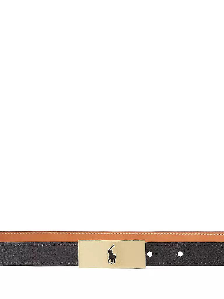 POLO RALPH LAUREN | Cinturón de cuero | Negro