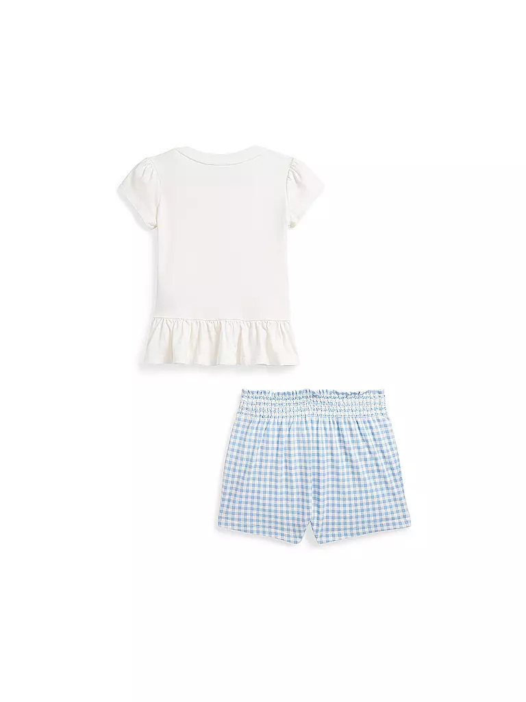 POLO RALPH LAUREN | Conjunto de bebé de 2 piezas, camiseta y shorts | 