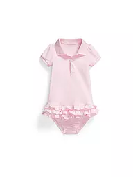 POLO RALPH LAUREN | Conjunto de bebé de 2 piezas vestido con braguita | Rosa