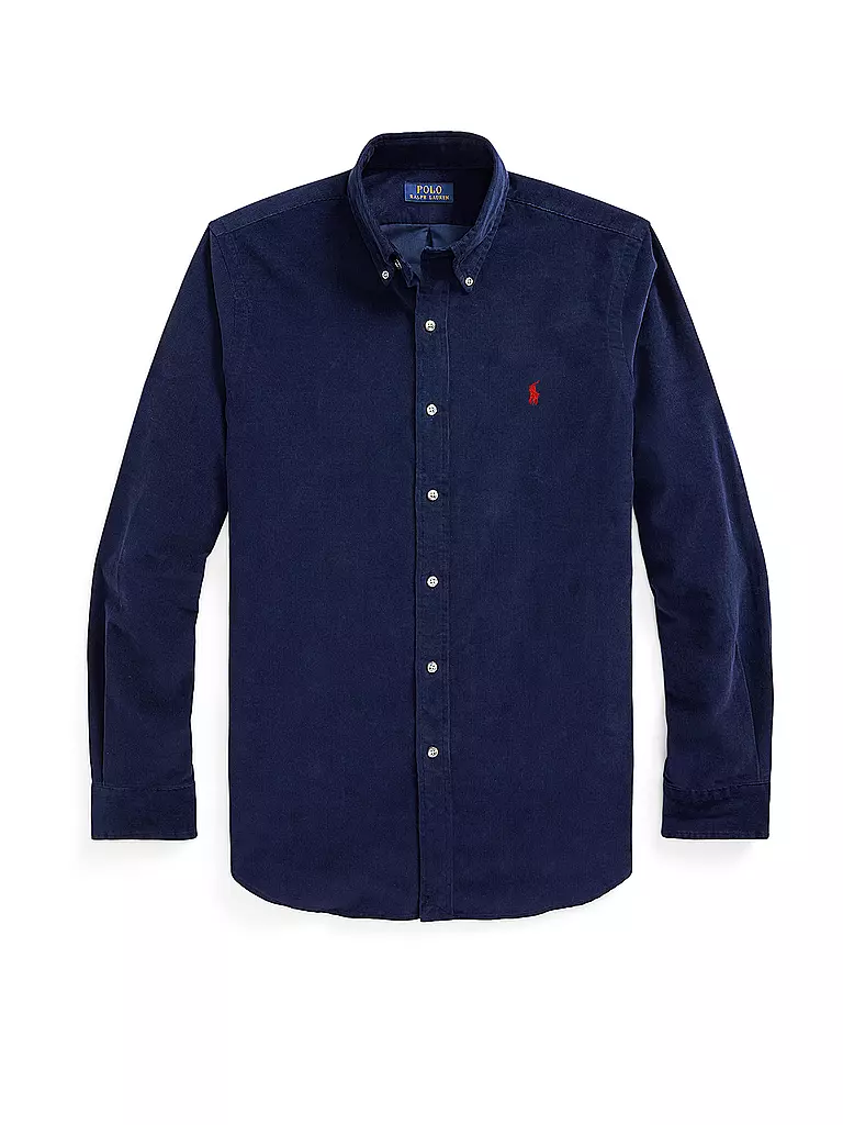 POLO RALPH LAUREN | Cordhemd Slim Fit | Azul oscuro