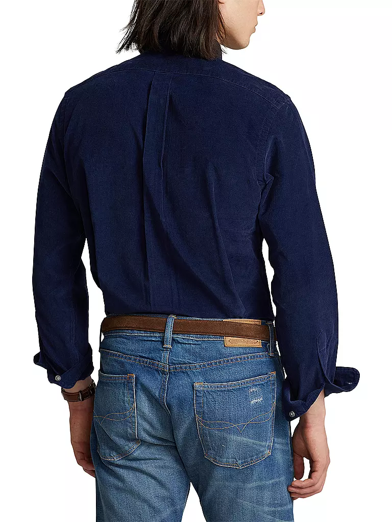 POLO RALPH LAUREN | Cordhemd Slim Fit | Azul oscuro