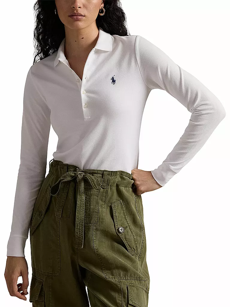 POLO RALPH LAUREN | Damen Poloshirt JULIE | Blanco
