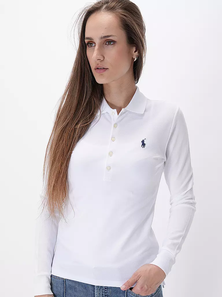 POLO RALPH LAUREN | Damen Poloshirt JULIE | Blanco