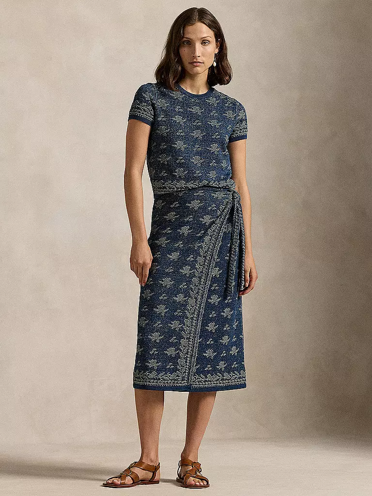 POLO RALPH LAUREN | Falda cruzada | Azul oscuro