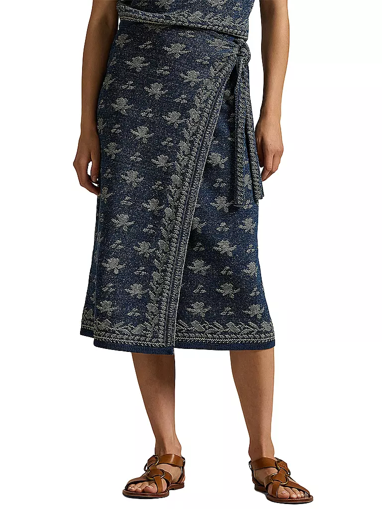 POLO RALPH LAUREN | Falda cruzada | Azul oscuro