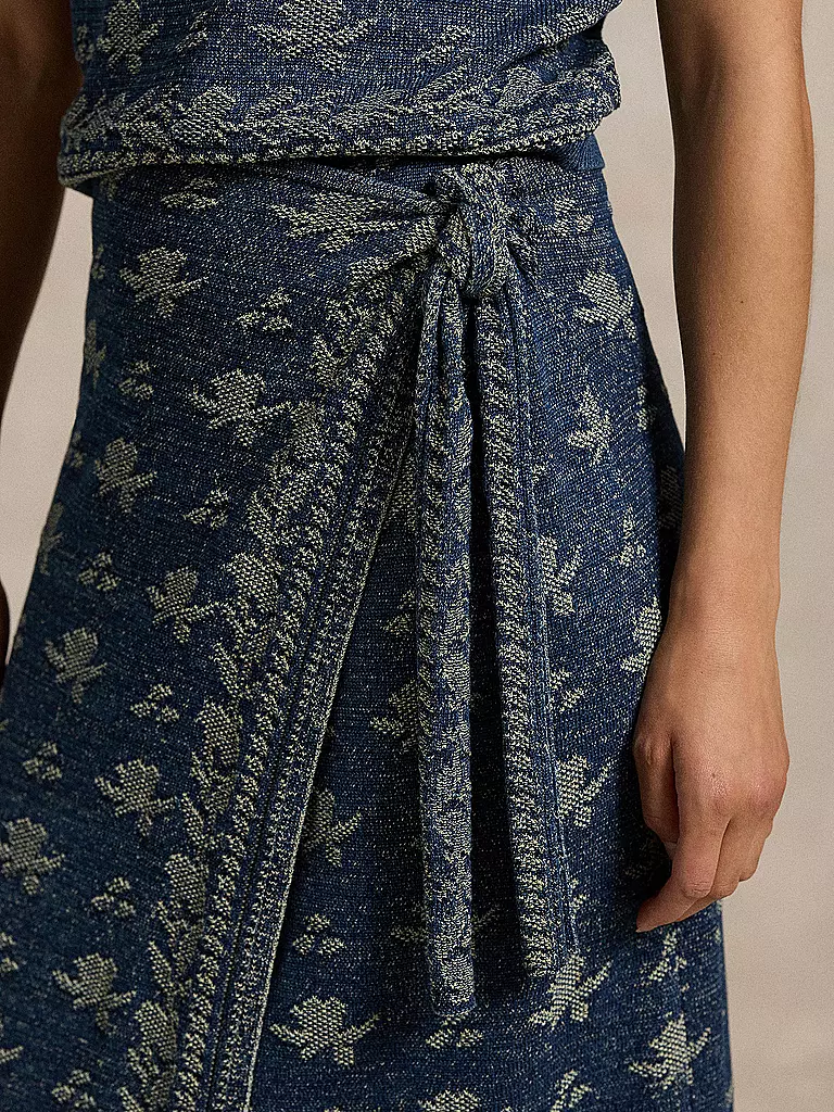 POLO RALPH LAUREN | Falda cruzada | Azul oscuro