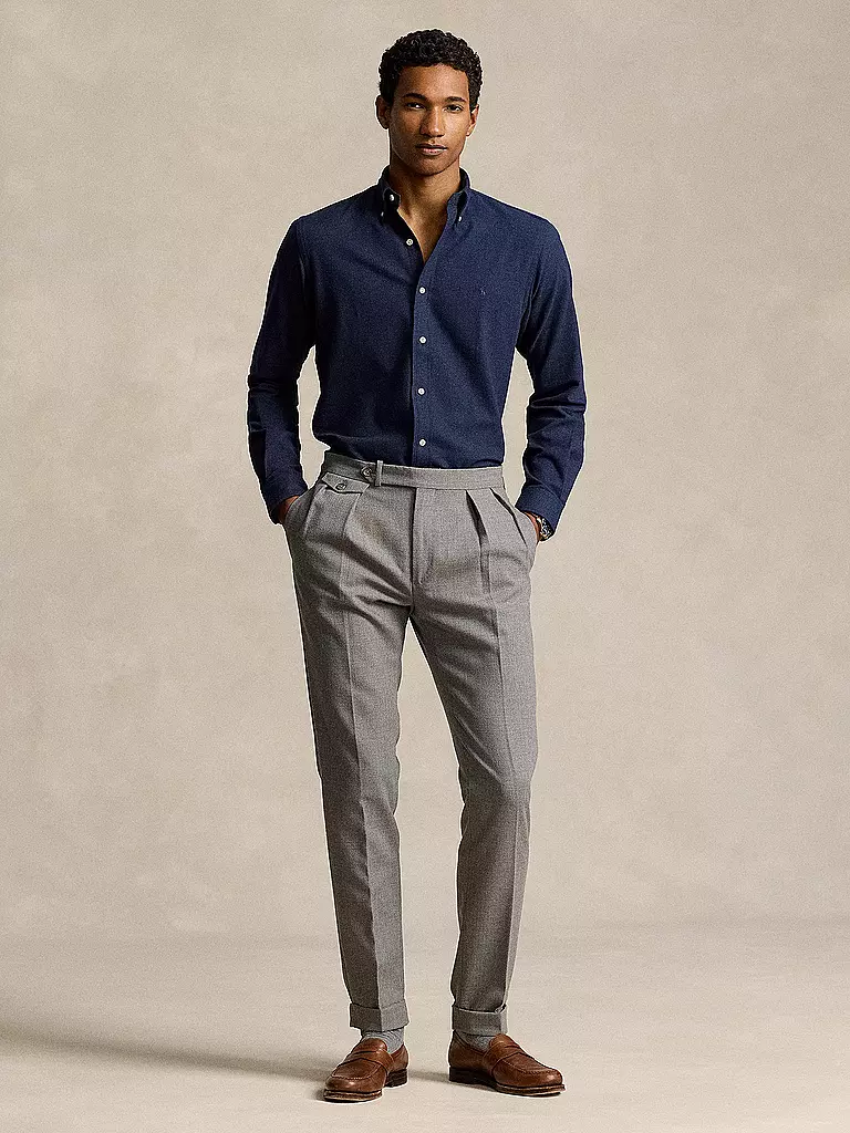 POLO RALPH LAUREN | Flanellhemd | Azul oscuro