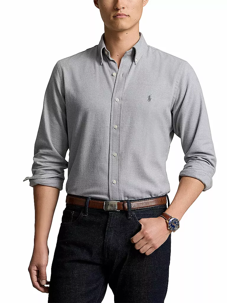 POLO RALPH LAUREN | Flanellhemd | Gris claro