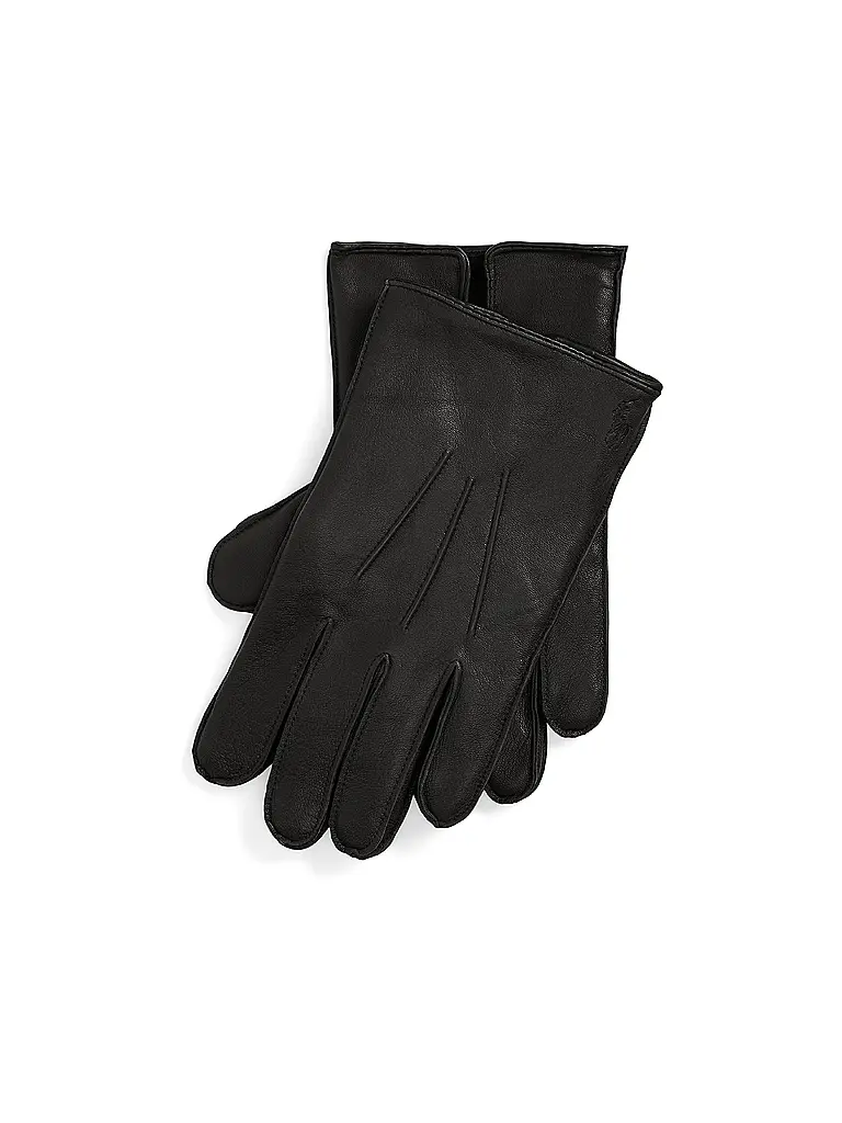 POLO RALPH LAUREN | Guantes de cuero | Negro
