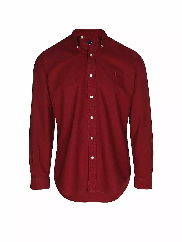 POLO RALPH LAUREN | Hemd Custom Fit | Rojo oscuro