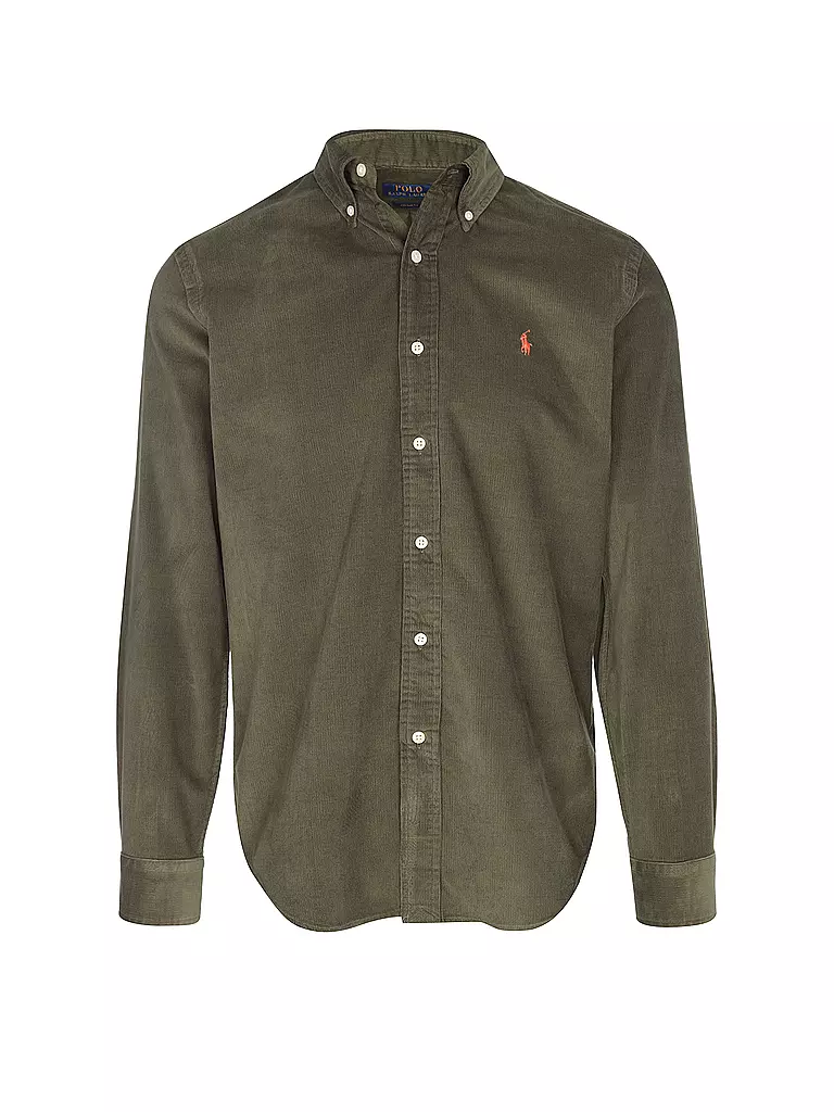 POLO RALPH LAUREN | Hemd Custom Fit | Oliva