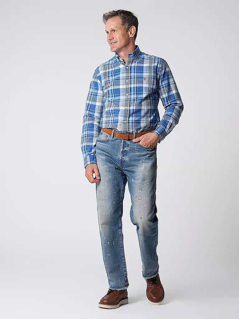 POLO RALPH LAUREN | Hemd Custom Fit | Azul