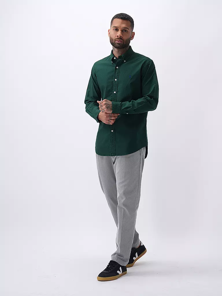 POLO RALPH LAUREN | Hemd Custom Fit | Verde oscuro