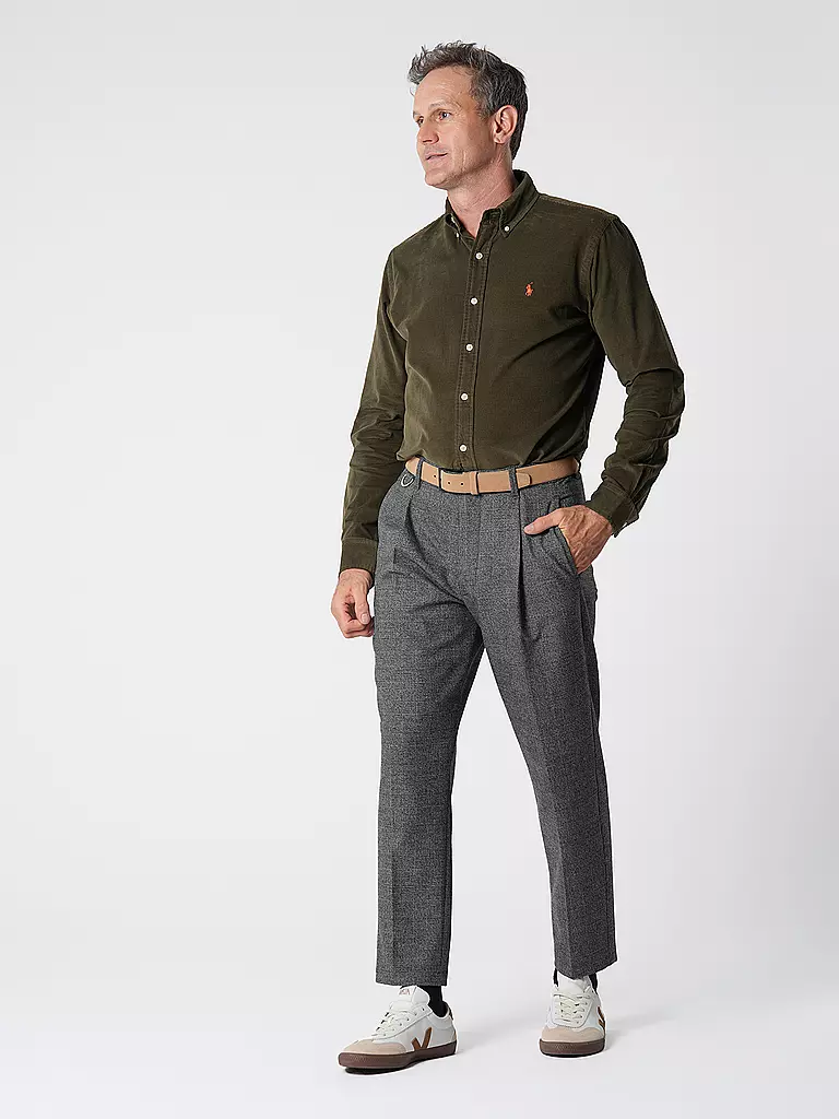POLO RALPH LAUREN | Hemd Custom Fit | Oliva