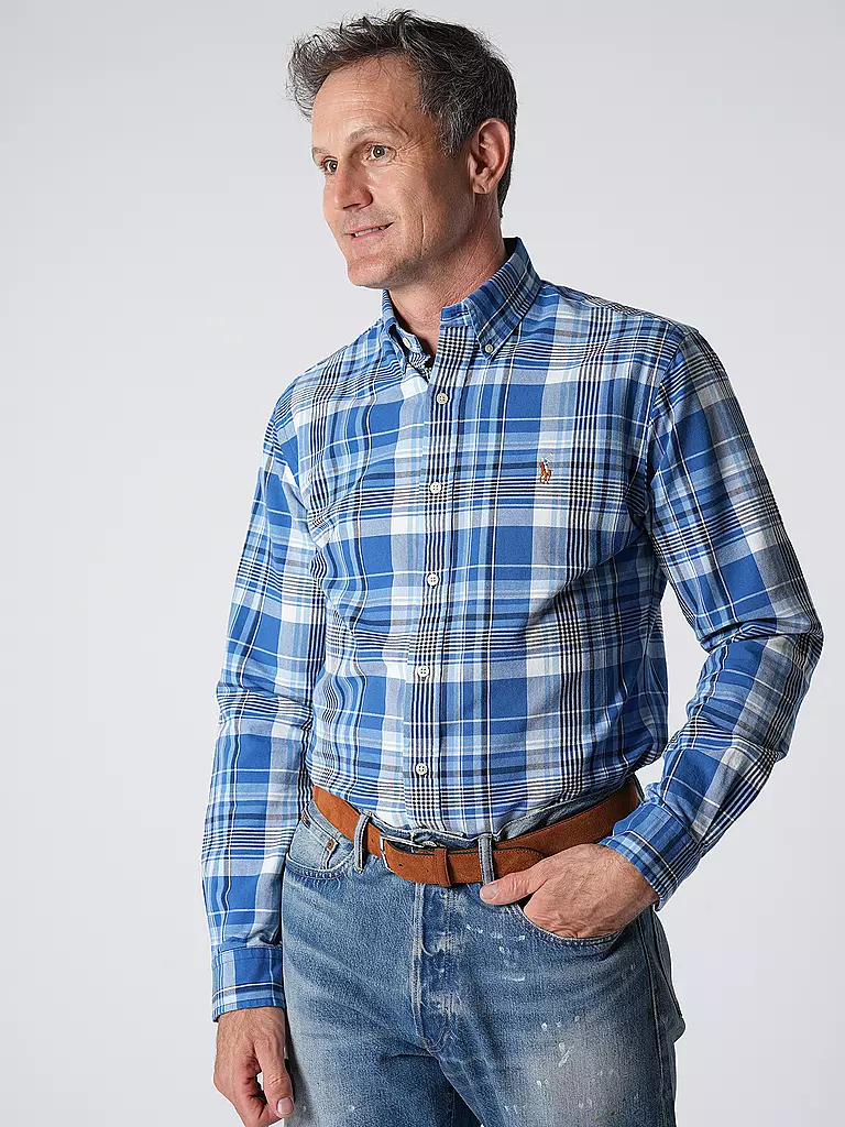 POLO RALPH LAUREN | Hemd Custom Fit | Azul
