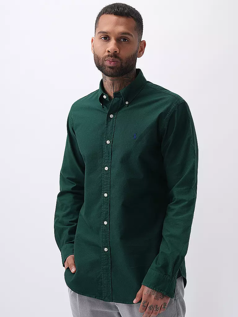 POLO RALPH LAUREN | Hemd Custom Fit | Verde oscuro