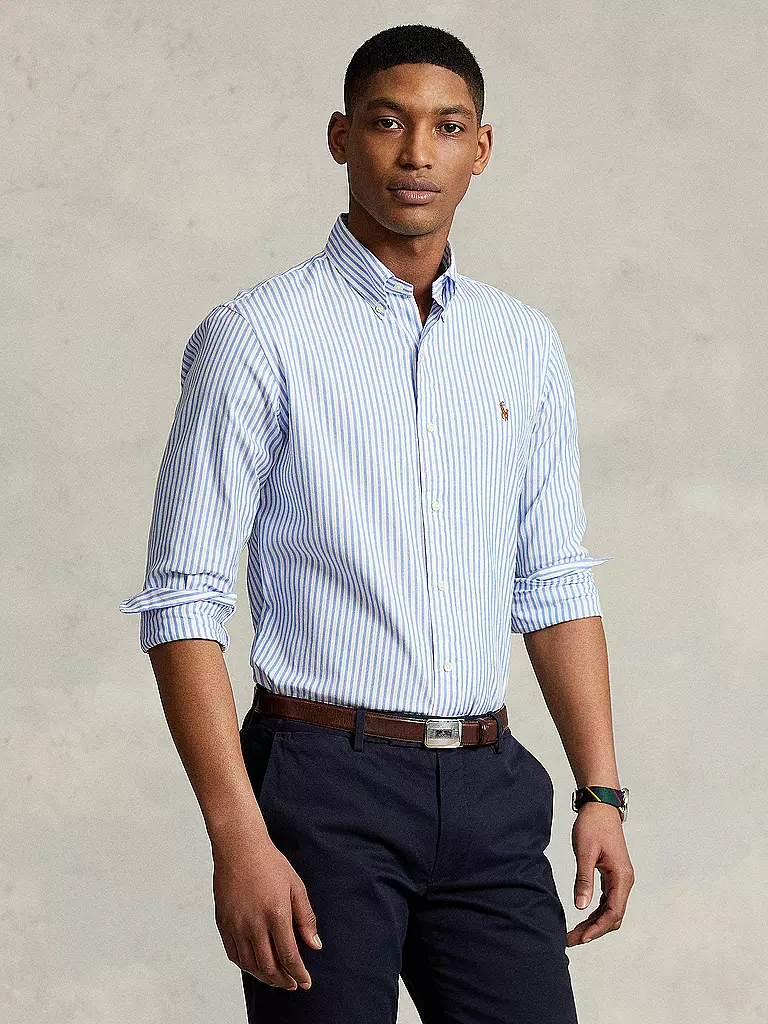 POLO RALPH LAUREN | Hemd Custom Fit | Azul oscuro