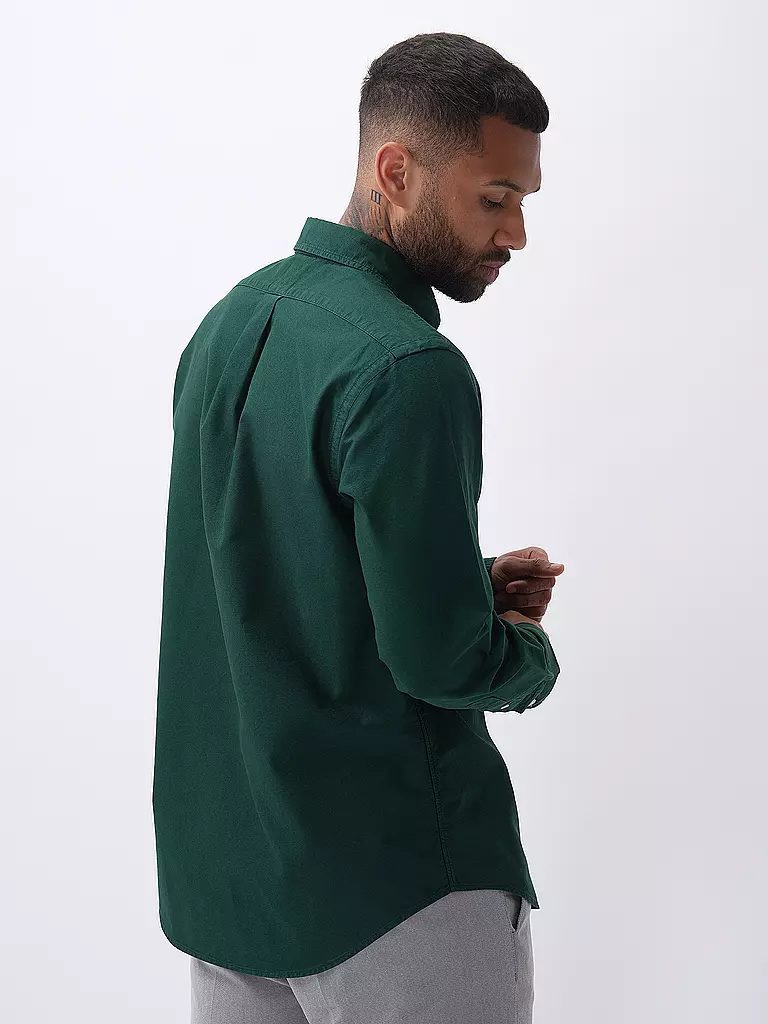 POLO RALPH LAUREN | Hemd Custom Fit | Verde oscuro