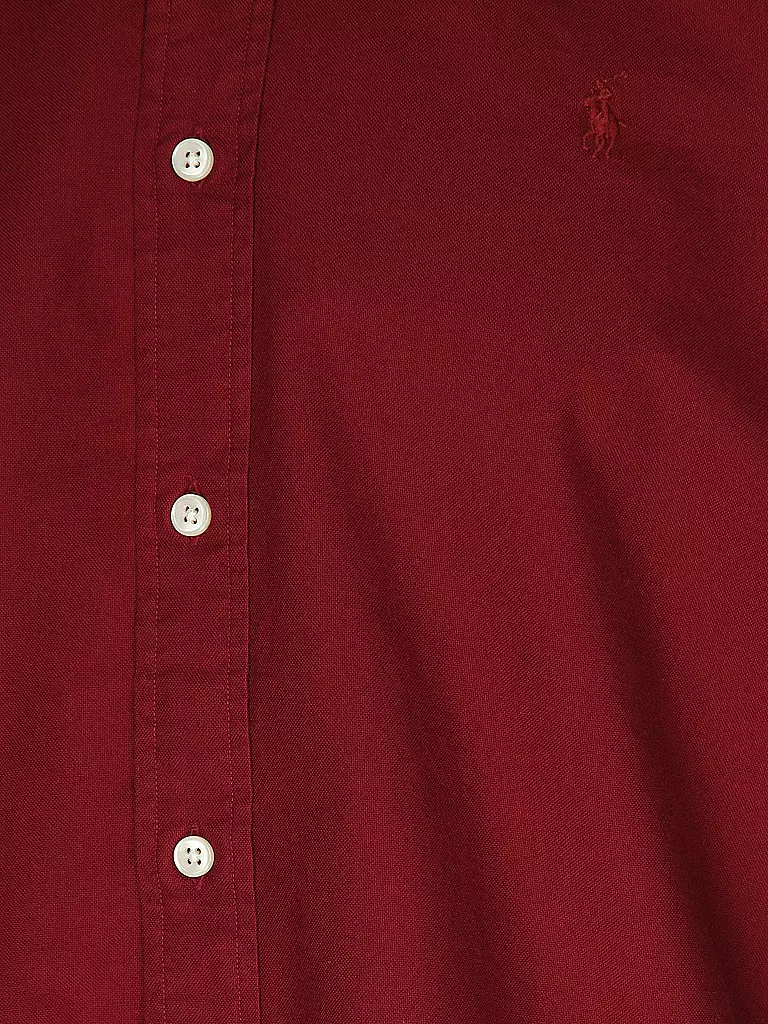 POLO RALPH LAUREN | Hemd Custom Fit | Rojo oscuro