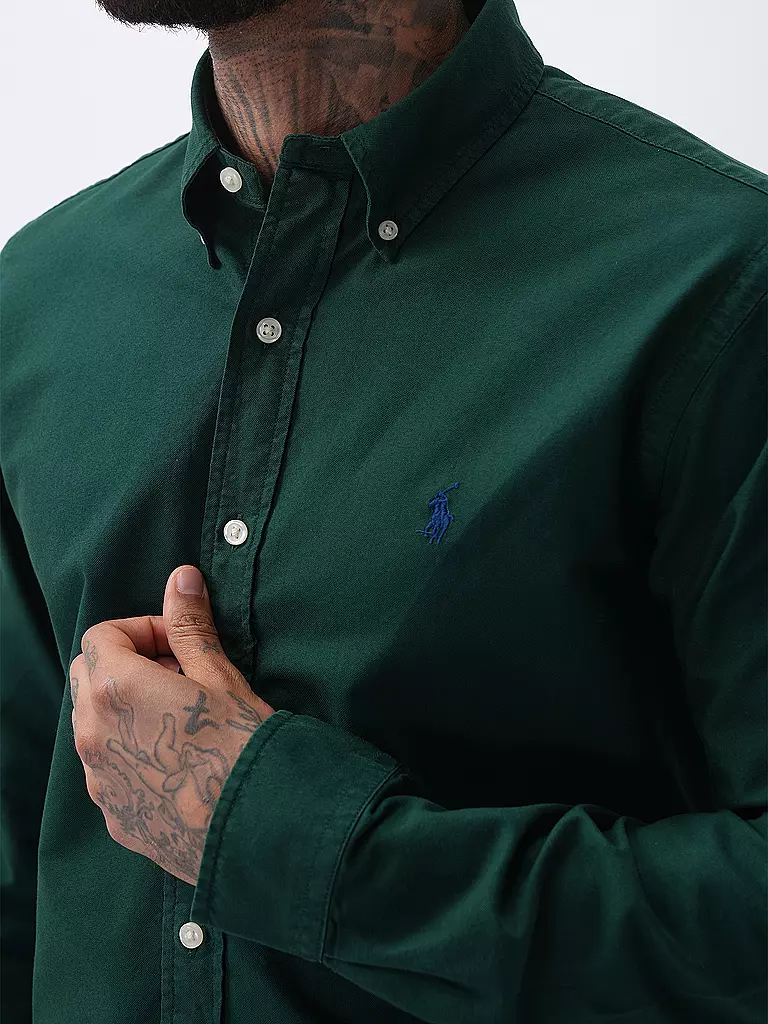 POLO RALPH LAUREN | Hemd Custom Fit | Verde oscuro