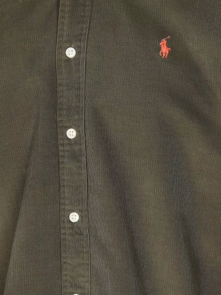 POLO RALPH LAUREN | Hemd Custom Fit | Oliva