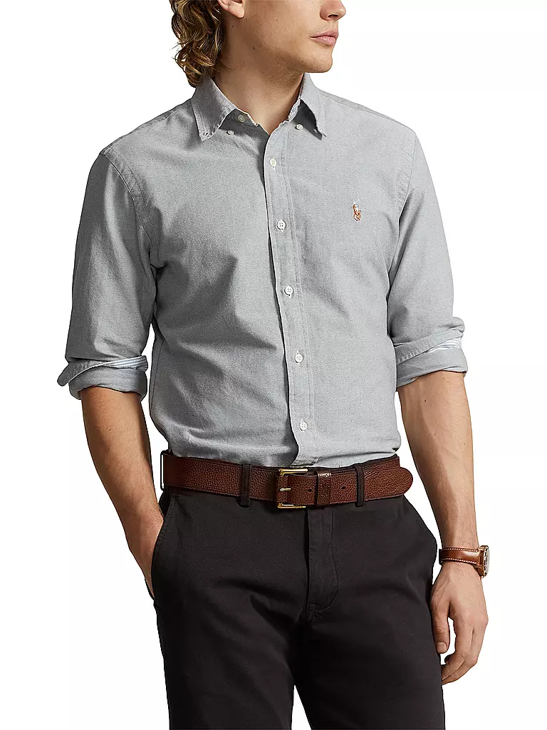 POLO RALPH LAUREN | Hemd Slim Fit | Gris claro