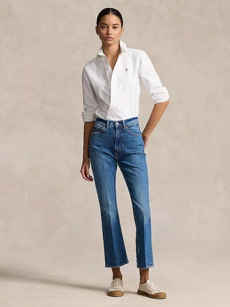 POLO RALPH LAUREN | Jeans acampanados 7/8 | Azul