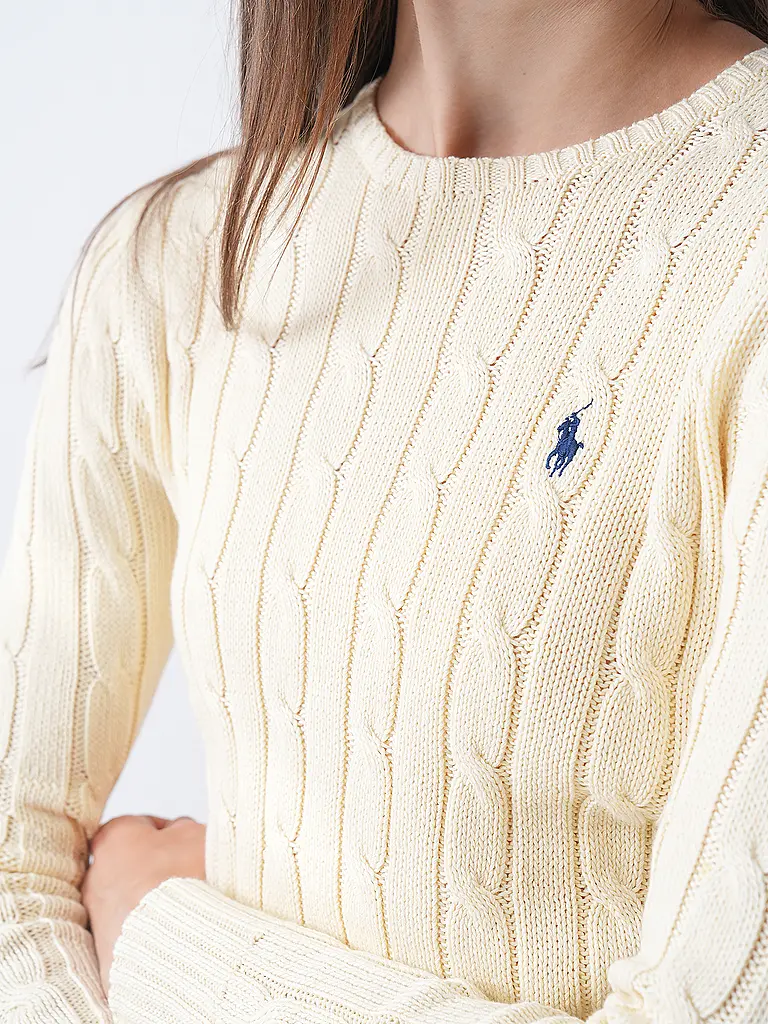 POLO RALPH LAUREN | Jersey de corte ajustado JULIANNA | Crema