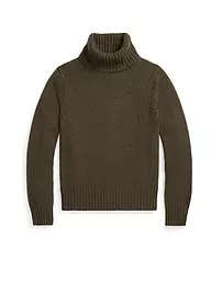 POLO RALPH LAUREN | Jersey de cuello alto corte oversized | Oliva