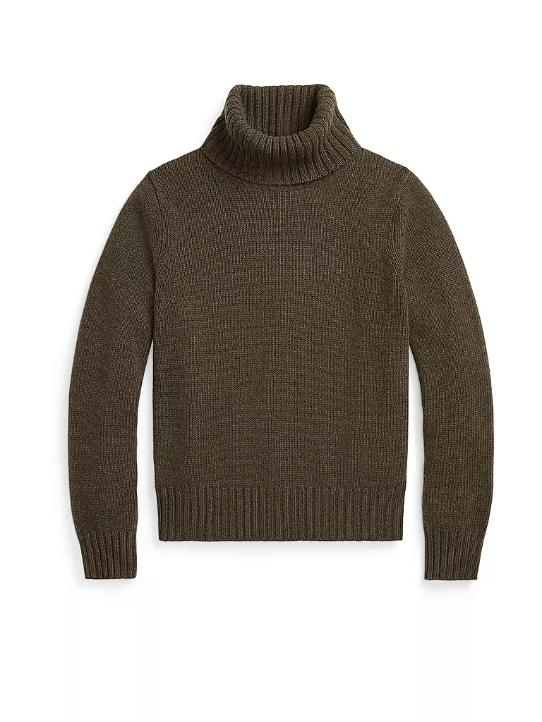 POLO RALPH LAUREN | Jersey de cuello alto corte oversized | Oliva