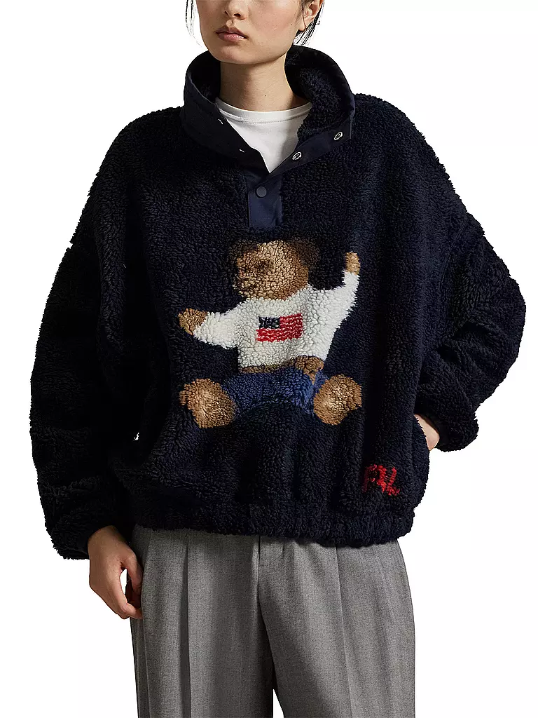 POLO RALPH LAUREN | Jersey de cuello alto | Azul oscuro