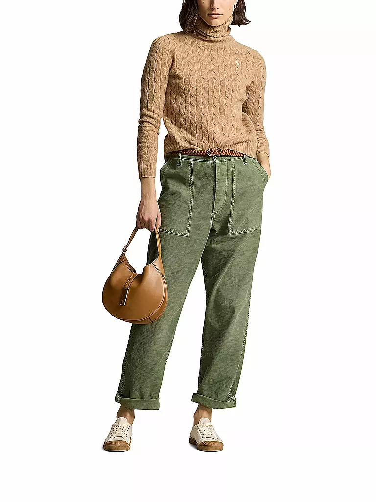 POLO RALPH LAUREN | Jersey de cuello alto | Camel