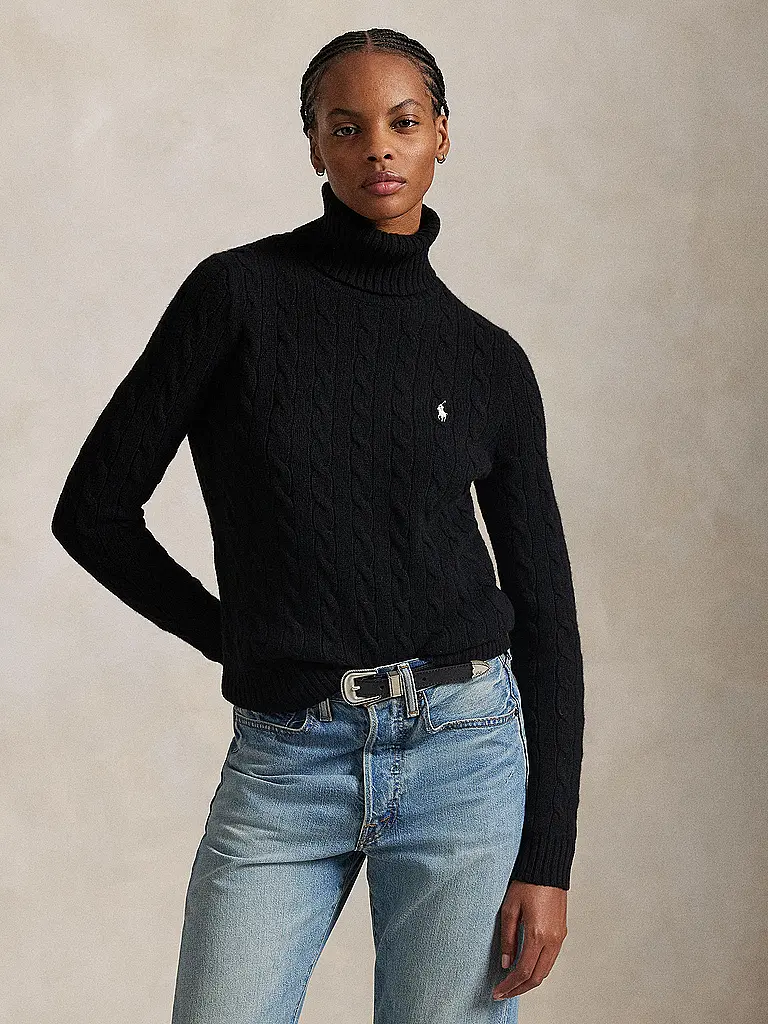 POLO RALPH LAUREN | Jersey de cuello alto | Negro