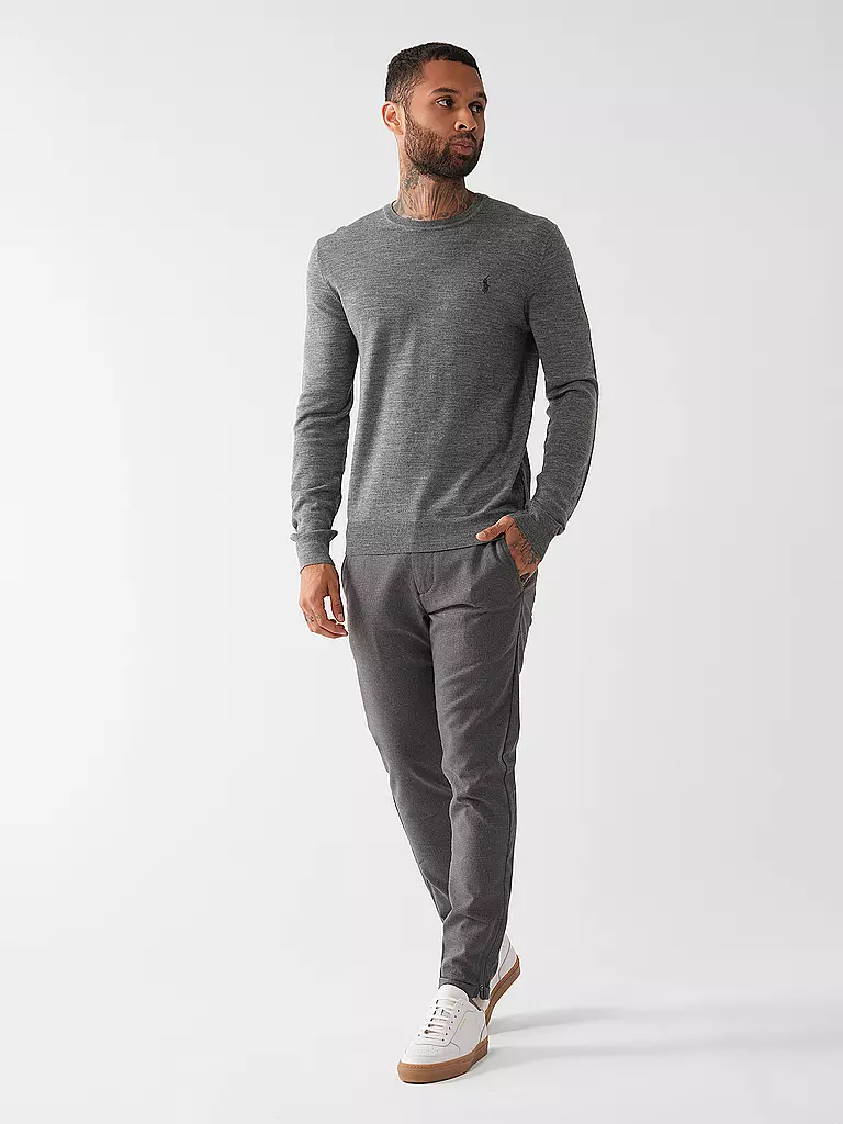 POLO RALPH LAUREN | Jersey Slim Fit | Gris claro