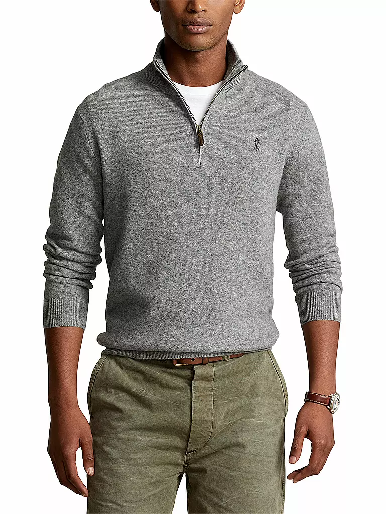POLO RALPH LAUREN | Jersey Troyer de corte regular | hellgrau