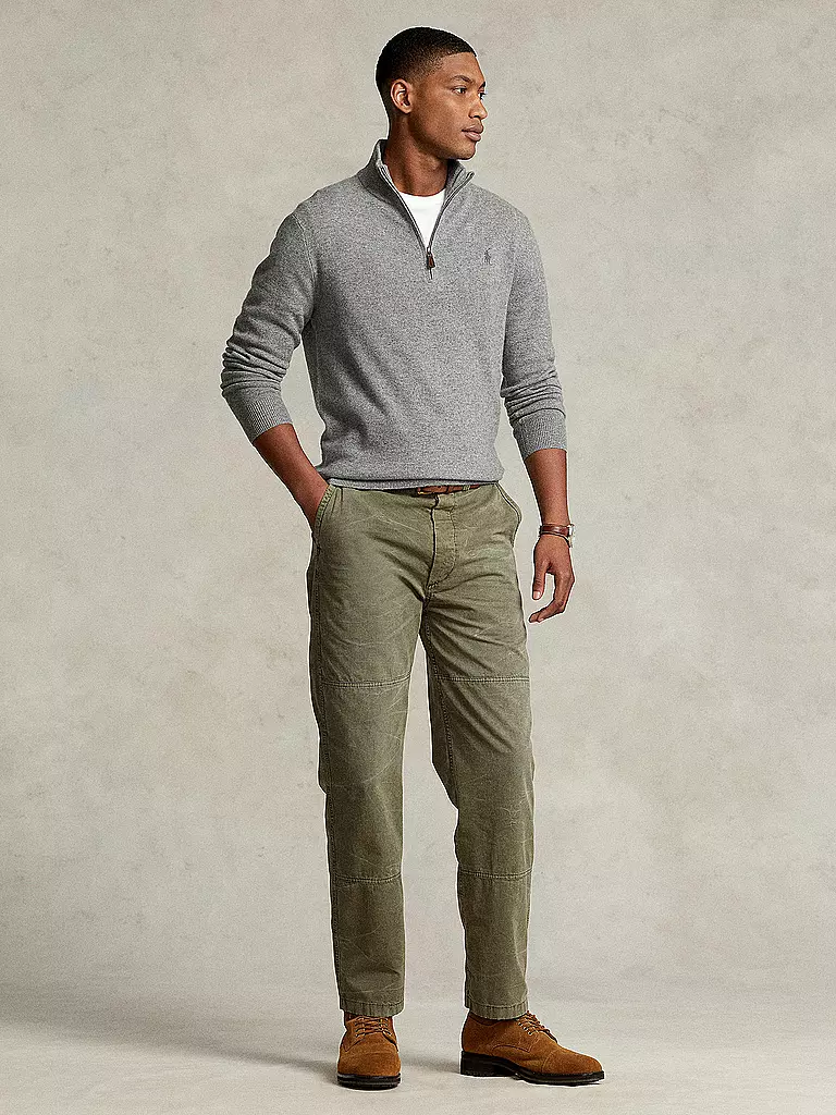 POLO RALPH LAUREN | Jersey Troyer de corte regular | hellgrau