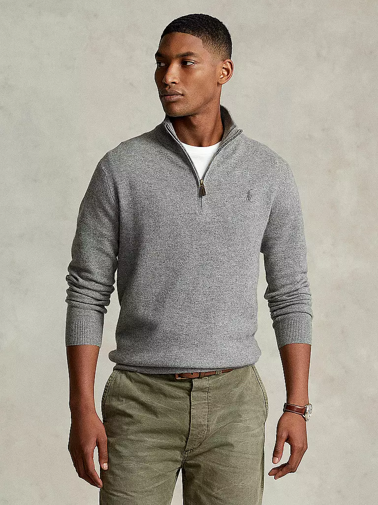 POLO RALPH LAUREN | Jersey Troyer de corte regular | hellgrau