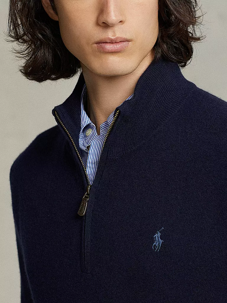 POLO RALPH LAUREN | Jersey Troyer de corte regular | dunkelblau