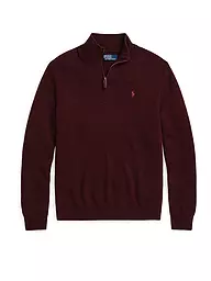 POLO RALPH LAUREN | Jersey Troyer de corte regular | Rojo oscuro