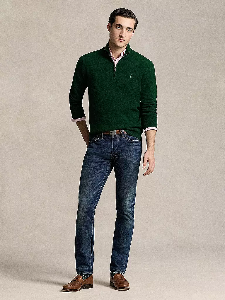POLO RALPH LAUREN | Jersey Troyer | dunkelgrün