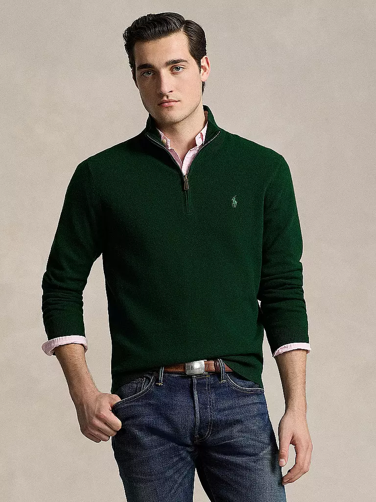 POLO RALPH LAUREN | Jersey Troyer | dunkelgrün