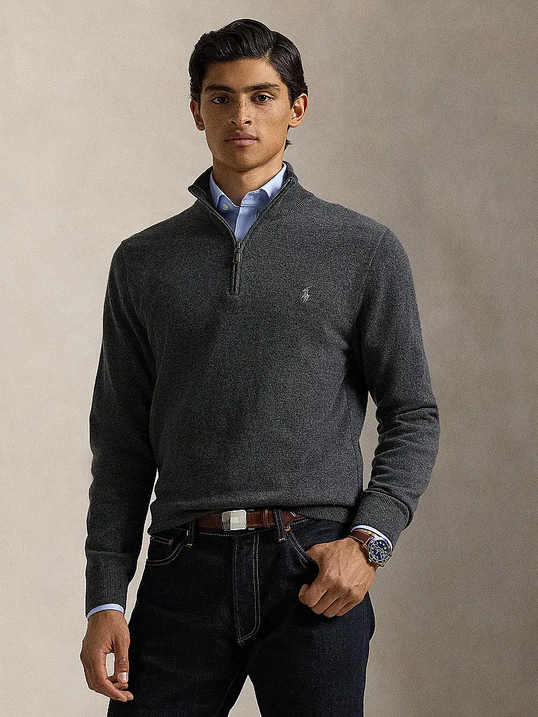 POLO RALPH LAUREN | Jersey Troyer | grau