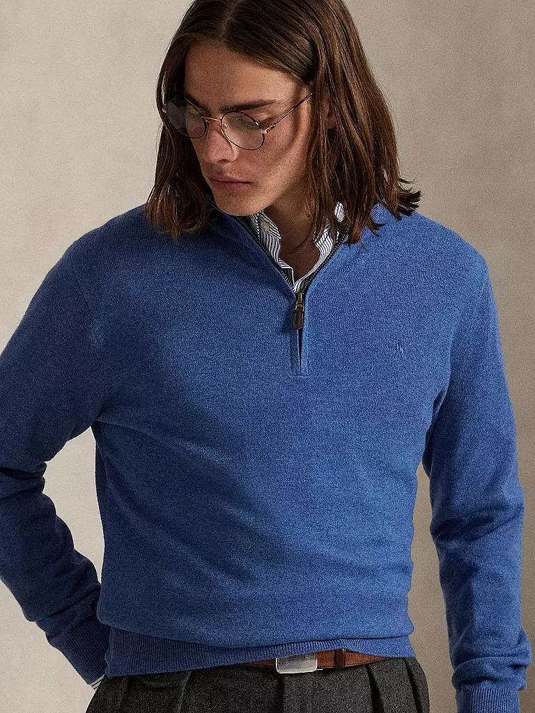 POLO RALPH LAUREN | Jersey Troyer | blau
