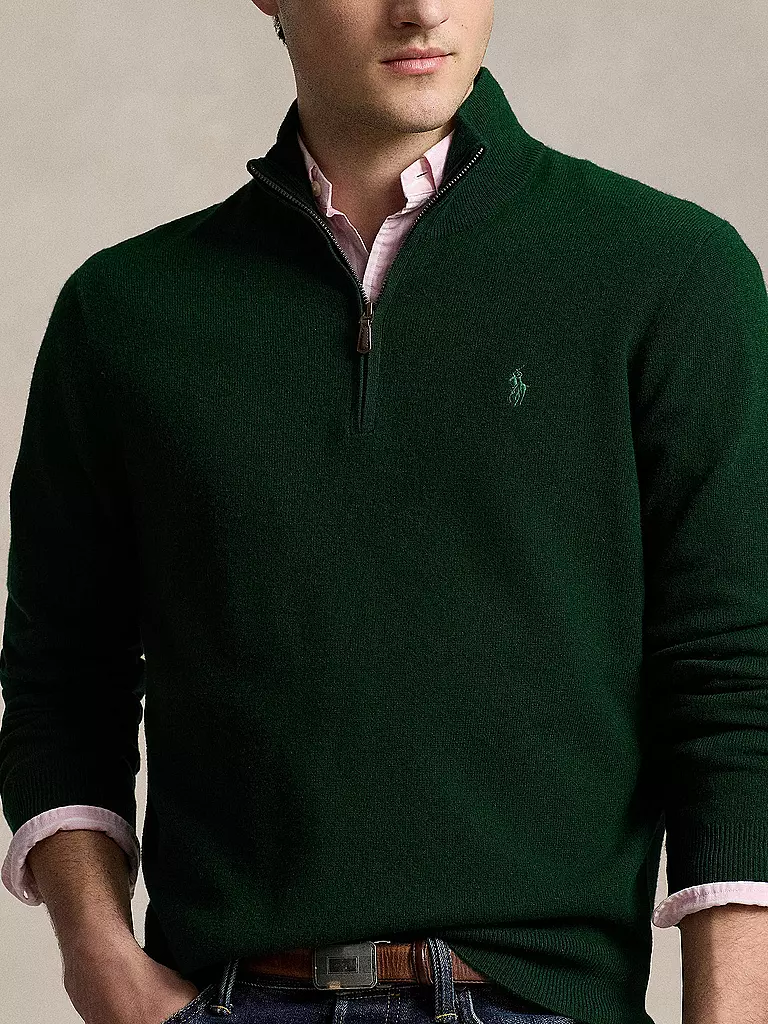 POLO RALPH LAUREN | Jersey Troyer | dunkelgrün