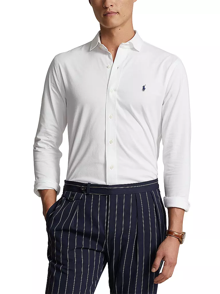 POLO RALPH LAUREN | Jerseyhemd Slim Fit | Blanco
