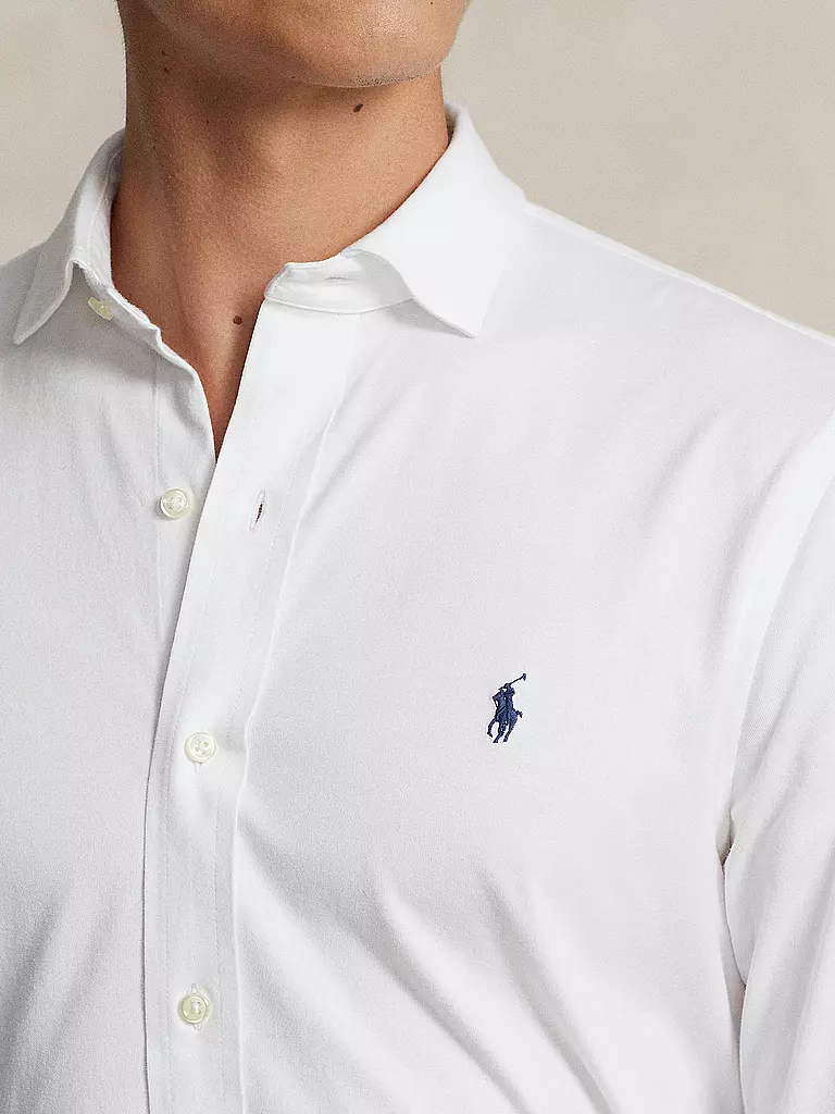 POLO RALPH LAUREN | Jerseyhemd Slim Fit | Blanco