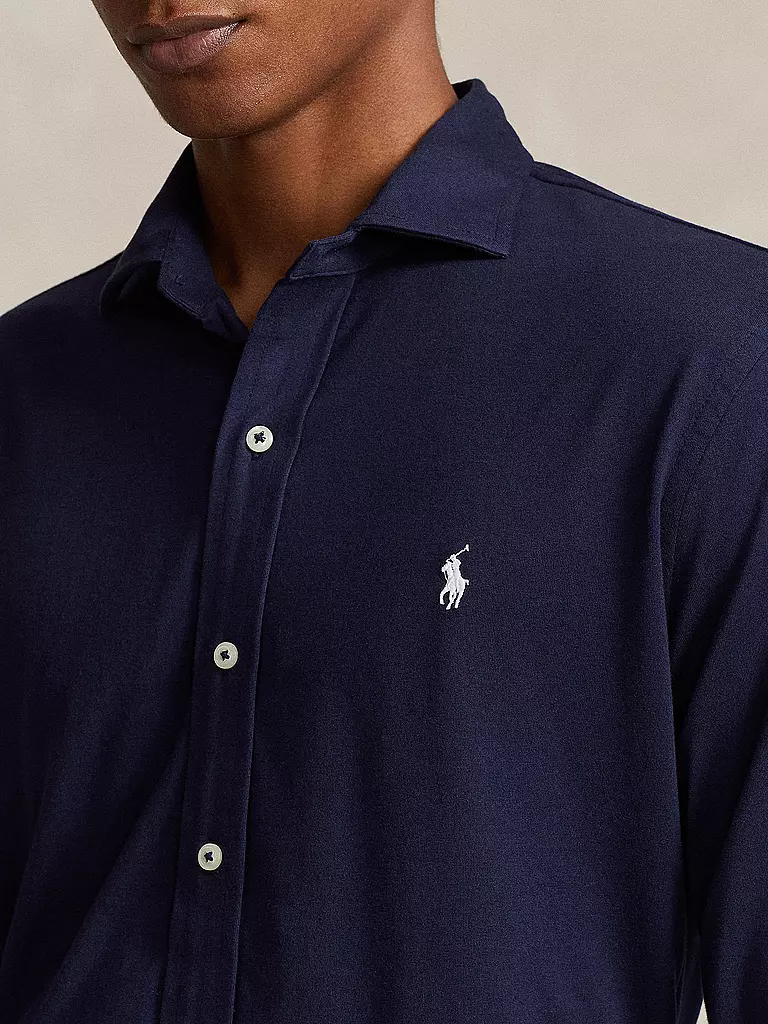 POLO RALPH LAUREN | Jerseyhemd Slim Fit | Azul oscuro